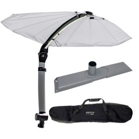 TACO ShadeFin Mini w/White Fabric - Bag &amp; Kayak Mount Kit