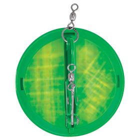 Luhr-Jensen 4-1/8" Dipsy Diver - Kelly Green/Silver Bottom Moon Jelly