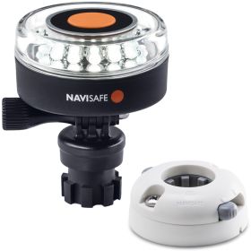 Navisafe Navilight 360&deg; 2NM White w/Navimount Base &amp; Horizontal Mount - White