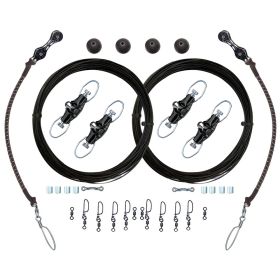 Rupp Double Rigging Kit w/Nok-Outs - 320&#39; Black Mono