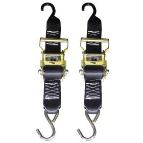 Rod Saver Heavy-Duty Ratchet Trailer Tie-Down - 2" x 5&#39; - Pair