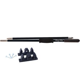 Panther 12&#39; King Pin Anchor Pole - 2-Piece - Black