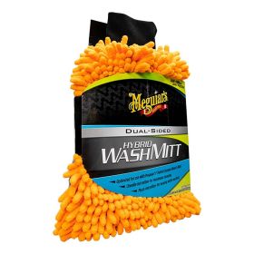 Meguiar&#39;s Hybrid Wash Mitt - Extremely Plush Microfiber Wash Mitt f/Gently Waxing While Washing