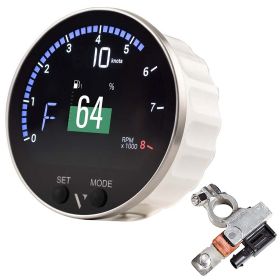 Veratron 85mm (3-3/8") VMH-35S Multifunction Gauge w/Voltage Dependent (0-5V) Sensor Input &amp; Battery Sensor