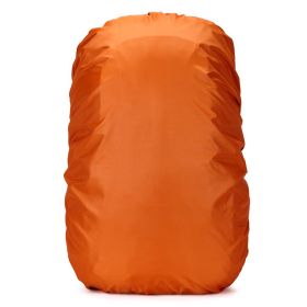 Waterproof Backpack Rain Cover Upgraded Triple Waterproofing With Adjustable Anti Slip Buckle Strap; Wear-Resisting And Durable; For Outdoor; Hiking; (Color: Orange, size: S)