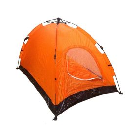 Outdoor Travel Mobile 2 Person Camping Tent (Type: Camping Tent, Color: Orange & Black)