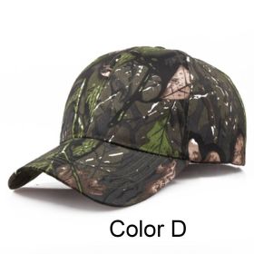 1pc Men's Adjustable Cap; Camo Baseball Hunting Fishing Twill Fitted Cap For Super Foot Bowl Sunday Party (Color: Color D)